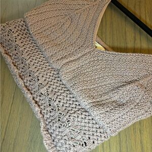 Hollister Knitted Light Purple Tank Top